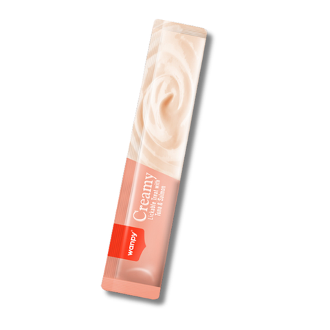 Wanpy Creamy Lickable Treats Tuna & Salmon ВАНПІ ТУНЕЦь-ЛОСОСЬ смаколики для котів і щурів 1 стік 2374941700 фото